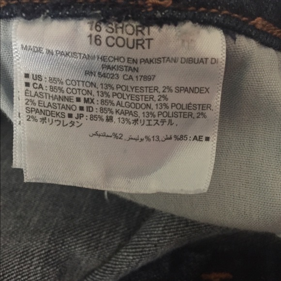 NWOT Old Navy dark denim bootcut jeans 16 short - Picture 10 of 14